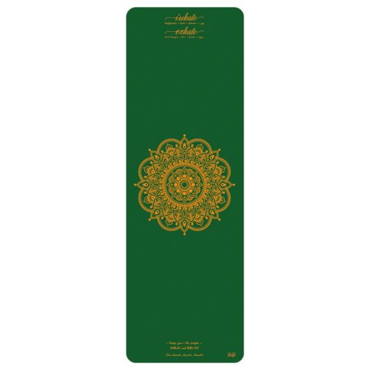 Yogamatte “Inhale Joy Mandala Grün”